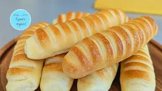 Vienna sourdough butter buns - taste like a milk loaf! Rich, airy dough like fluff!