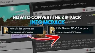 Turning Zip files into Mcpack Full Tutorial 2022