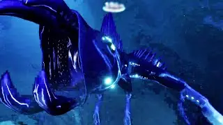 Modded GULPER LEVIATHAN JUMPSCARE & Freecam (Subnautica De-Extinction mod)