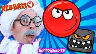 RedBall 4 GamePlay and ADVENTURE on HobbyHarryTV!