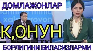АЙРИМ ДОМЛАЛАР К,ОНУН БОРЛИГИНИ УНУТИП К,УЙИПТИ