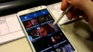 Preview the photos and the videos with the pen without touching the screen (Note 2)