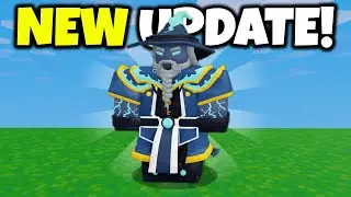 *NEW* WIZARD KIT UPDATE!! (first look) | Roblox Bedwars