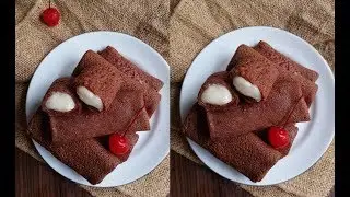 RESEP DAN CARA MEMBUAT DADAR GULUNG COKLAT ISI VLA