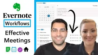 Effective meetings with Calendar, Home, Tasks and Notes | Evernote Workflow