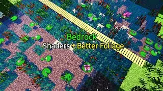 Shaders + Better Foliage + Craftopia +1600 blocos para Minecraft Bedrock 1.21 e 1.20