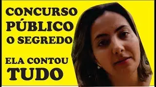 CONCURSO PÚBLICO O SEGREDO PARA SER APROVADO
