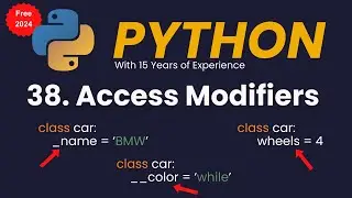 Access Modifiers in Python | Public Private & Protected