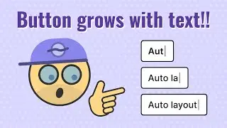 Figma tutorial: Get started with Auto layout | Auto layout Button