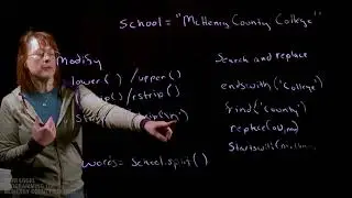 Chapter 8.3: Testing, Searching, and Manipulating Strings - PRG105