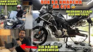 Apni BMW Ka Tagda Bill Ban Gya 80K Ka Aur Insurance Bhi Nhi Liya 😱| Bike Ready Ho Gyi Ladakh ke Liye