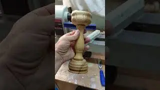 подсвечник / своими руками / из дерева / 2024 / на докарном станке