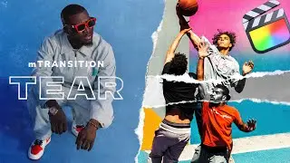 mTransition Tear — 50 Quick Paper-scraps Transitions for Final Cut Pro — MotionVFX