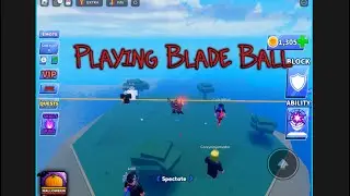 Playing blade ball!(will I win a round?)