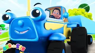КОЛЁСА ТРАКТОРА КРУТЯТСЯ 🚜 СИНИЙ ТРАКТОР 🚗 Я МАШИНА 🚔 Песенки Про Машинки