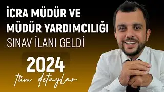 İcra Müdür ve Müdür Yardımcılığı Sınav Duyurusu - BAŞVURU KOŞULLARI - ÖNEMLİ #icra #hukuk #adalet