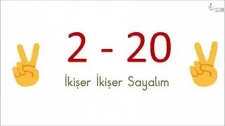 İKİŞER İKİŞER 20'YE KADAR RİTMİK SAYMA - 1 SAAT KESİNTİSİZ - ÖZEL EĞİTİM