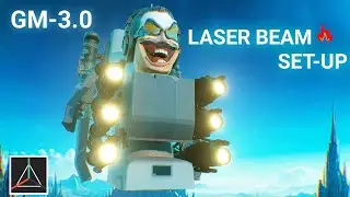 Skibidi toilet G Man 3.0 laser beam prisma 3d tutorial prisma 3d animation