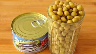 Беру БАНКУ ГОРОШКА и готовлю гениальный салат! Вкусный рецепт из простых продуктов!