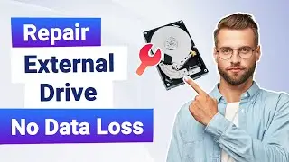 [2024] How to Repair Corrupted External Hard Drive, No Data Loss!!!