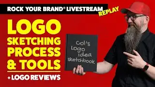 Logo sketching tips and advice - Logo Design Tips - Rock Your Brand - Replay🤘