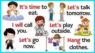 Speak English With Kids | Daily Use English With Sentences | Daily Use English Sentences
