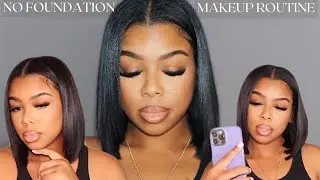 NO FOUNDATION MAKEUP ROUTINE | 10 Minute EVERYDAY Makeup