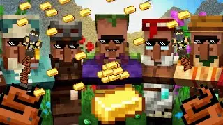 Minecraft but with op mobs and Villager| Crash Machine | Minecraft