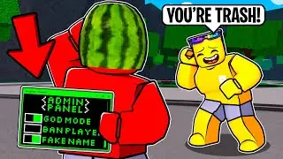 Secretly Cheating in Roblox Strongest Battlegrounds