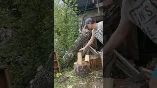 Топор колун и рубка дров