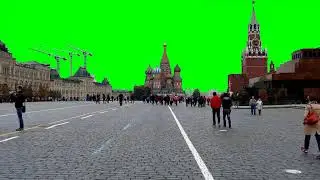 Russia (Moscow/Red Square) - 4k Green Screen