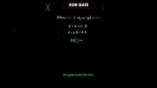 What is the XOR gate?