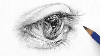 Drawing a Realistic Eye with Soft Focus