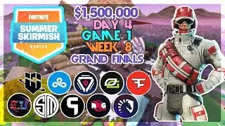 $1,500,000 🥊Grand Final Summer Skirmish🥊 Day 4/Game 1 Feat. Ninja Strafeshot (Fortnite)