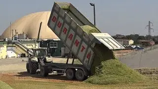 Fendt 724 and 718 Vario Unloading Mais Silage