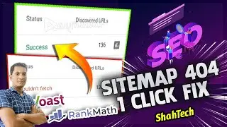 How to Fix WordPress Sitemap 404 Error Fix Rank Math In 1 Click |  Fix 404 Error in Search Console