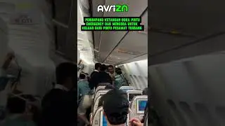 Pramugari Panik Penumpang Ketahuan Buka Pintu Pesawat