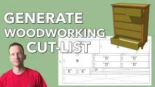 Generate Cut-list Woodworking 3D SketchUp