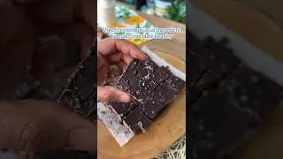 Healthy Chocolate Square with Amaranth ! Best for healthy weight watchers. 2 Ingredients only