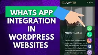 What's App Integration in WordPress Website | WhatsApp chat in WordPress