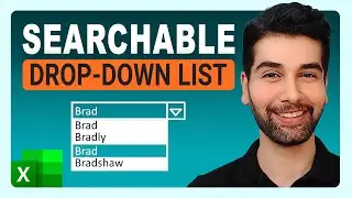 How to Create a Searchable Drop Down List in Excel 🔎 Simple Explanation