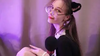 АСМР Звуки рта (ликинг, неразборчивый шепот, поцелуи, дыхание) ♡ ASMR Mouth sounds (+licking,kisses)
