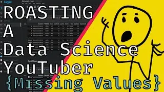 I roasted a YouTube Data Scientist | Missing Data