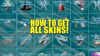How To Get All Ark Skins Patch 258! (How Not To Be A Noob) - Ark:Survival Evolved