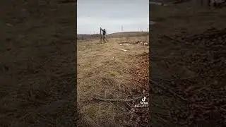 Бахмут. Миномет 120 мм бьёт по кацапам
