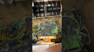 I can now recycle 3D printing filament!!!