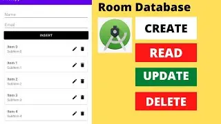 All About Room Database | CRUD operations In Room Database | Android Studio | Code The World