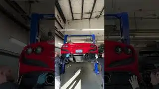 Ferrari F8 Tributo X-pipe Install 