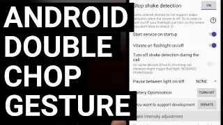Toggle the Flashlight with a Double Shake Gesture with the Shake-Torch Android App