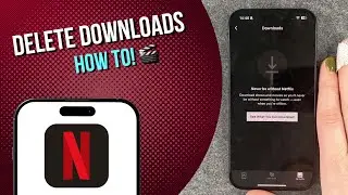 Netflic how to delete downloads?